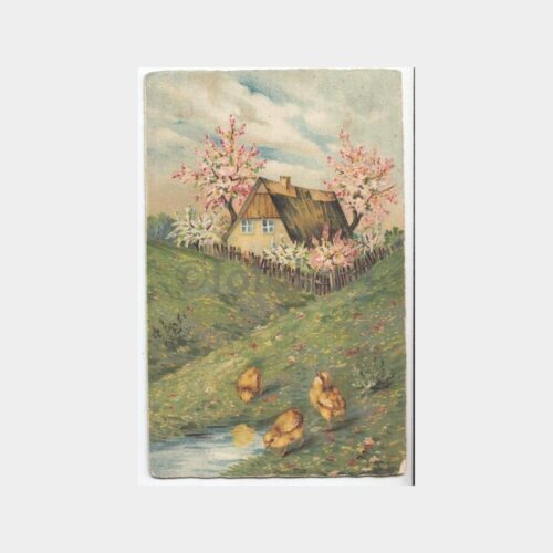 Av ve Avcılık Temalı Yabancı Tablo Kartpostal No. 02