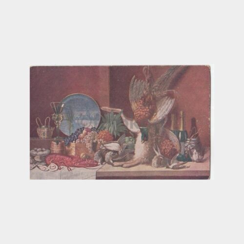 Av ve Avcılık Temalı Yabancı Tablo Kartpostal No. 19