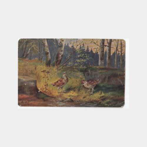 Av ve Avcılık Temalı Yabancı Tablo Kartpostal No. 21