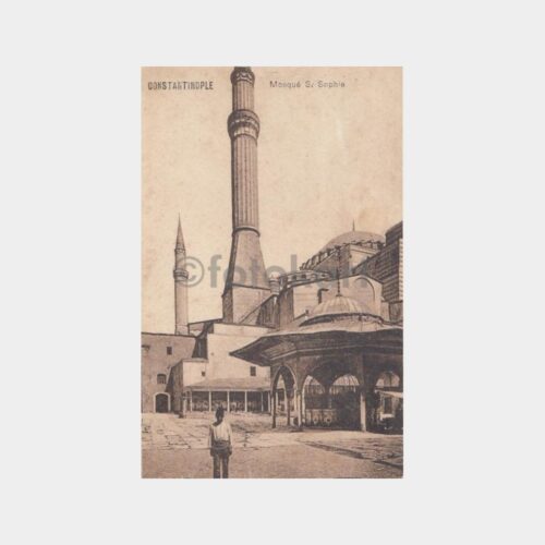 1922 Ayasofya Camii Konulu Kartpostal