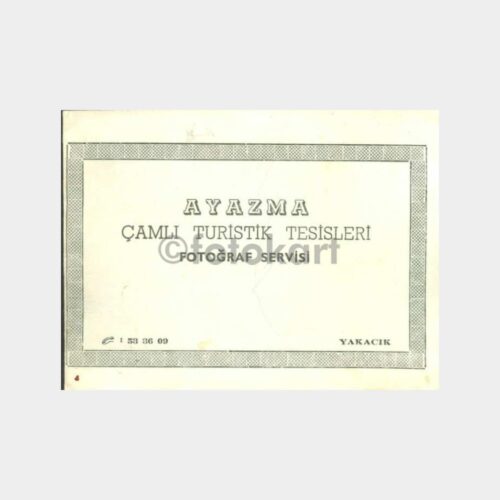 1975 Yakacık Ayazma Tesisi Fotoğraf Kabı