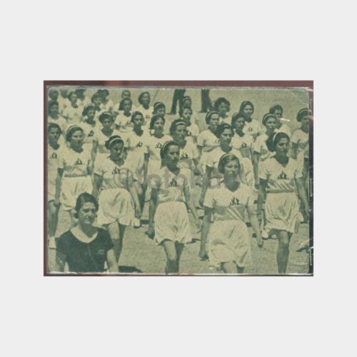 1940 Kız Lisesi 19 Mayıs Töreni Kartpostal