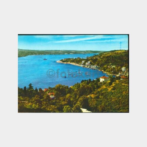 1968 Boğaziçi Bebek Sahilleri Görünüş Kartpostal