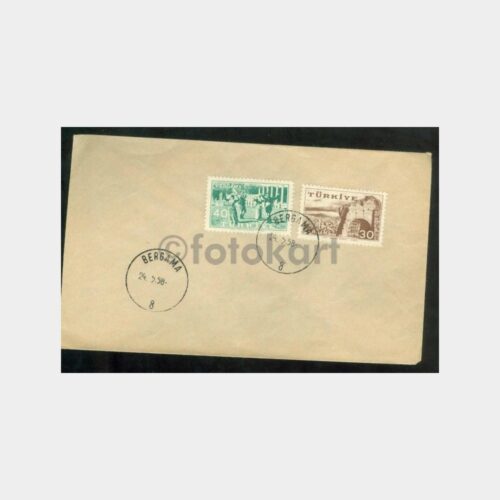 1958 Bergama Turistik Serisi FDC