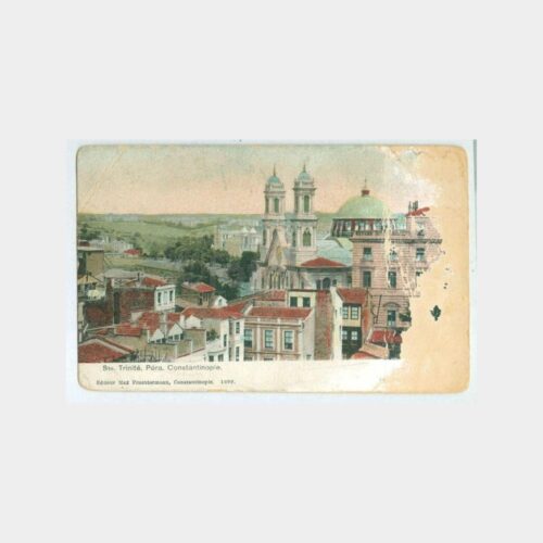 1910 Beyoğlu St. Trinite Kilisesi Kartpostal