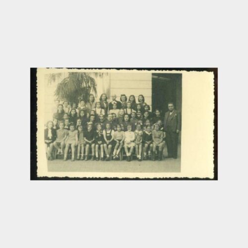 1940 Beyoğlu Okul Grubu Görünüş Fotoğraf