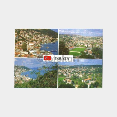 Boğaziçi Sarıyer 4 Görünüş Kartpostal