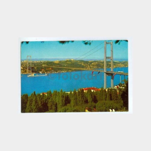 1973 Boğaziçi Köprüsü Görünüş Kartpostal