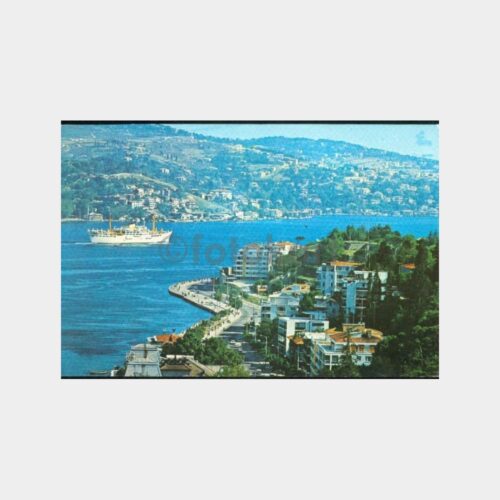 1970 Boğaziçi Vapur Geçişi Görünüş Kartpostal