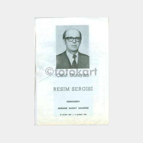 1983 Cahit Güraydın - Resim Sergisi Broşürü