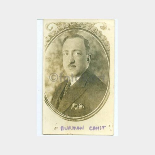 Edebiyatçı Burhan Cahit Bey Konulu Kartpostal