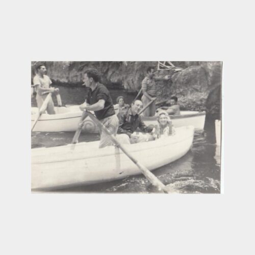 1963 Capri Adası Mavi Mağara Gezisi Fotoğraf