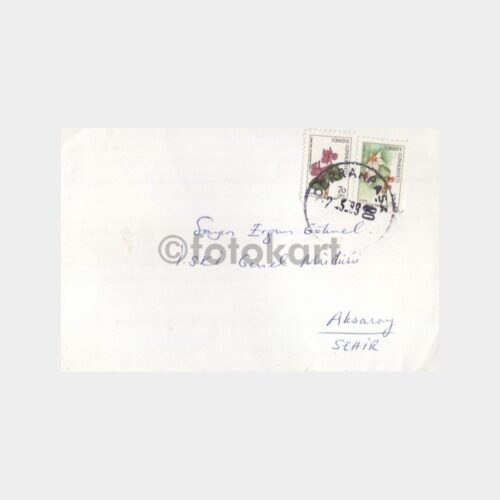 1999 Cerrahpaşa Posta Damgalı Zarf