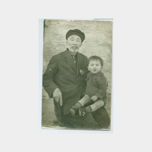 1930 Dede ve Torunu Görünüş Fotoğraf