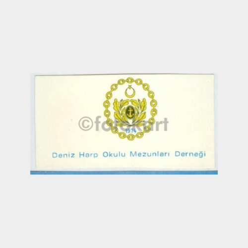 Deniz Harp Okulu Mezunları Derneği Tebrik Kartı