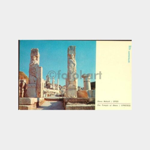 1970 Efes Diana Mabedi Görünüş Kartpostal