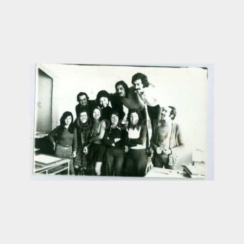 1974 Fakülte 3. Sınıf Arkadaşlar Hatırası Fotoğraf