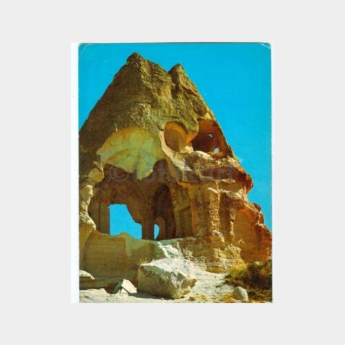 1970 Göreme El Nazar Kilise Görünüş Kartpostal