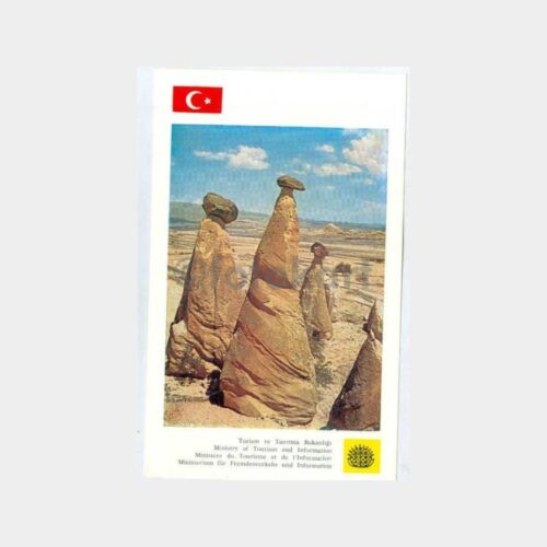 1968 Göreme Peri Bacaları -Turizm Bakanlığı- Kartpostal