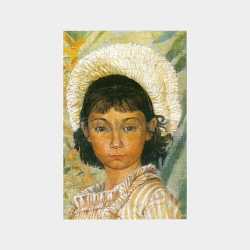 1990 Osman Hamdi Tablosu Tebrik Kartı
