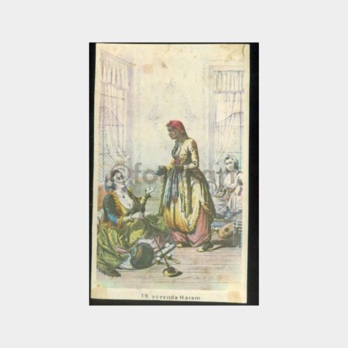 1940 Harem Konulu Kartpostal