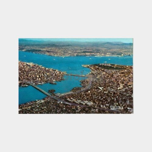 1970 İstanbul Havadan Görünüş Kartpostal