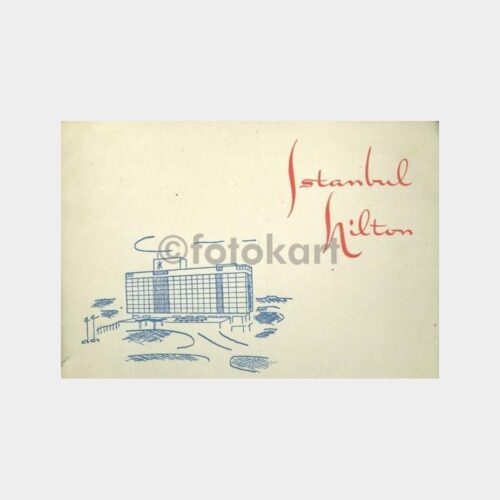 1968 İstanbul Hilton Oteli - Fotoğraf Kabı