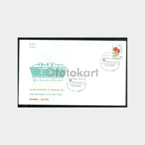1985 Hilton Oteli 30. Yılı FDC