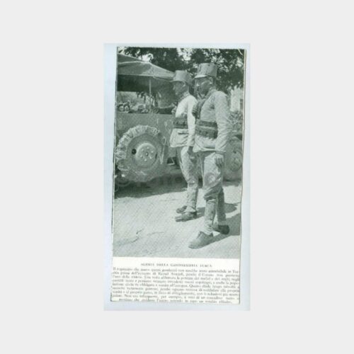 1930 Türk Jandarma Askeri - Yabancı Dergi Resim