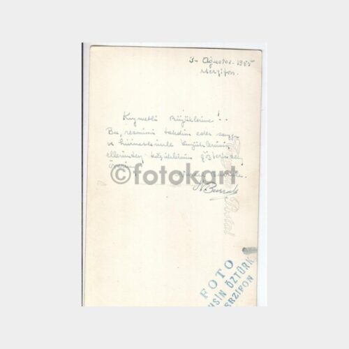 1955 Merzifon Stüdyo Tahsin - Kadın Fotoğraf - Görsel 2