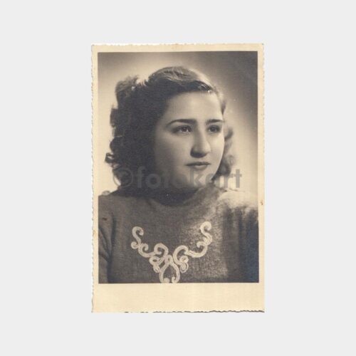 1949 Kadın Stüdyo Portre Fotoğraf
