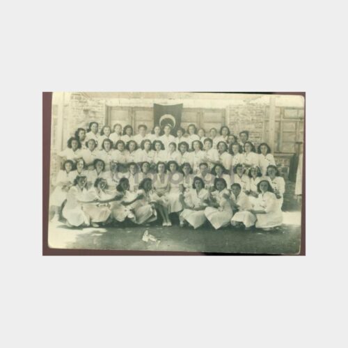 1940 Kız Sanat Okulu Kurs Hatırası Fotoğraf