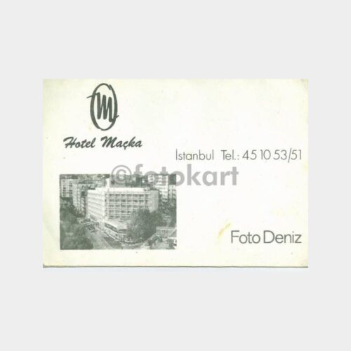 1968 İstanbul Hotel Maçka - Fotoğraf Kabı