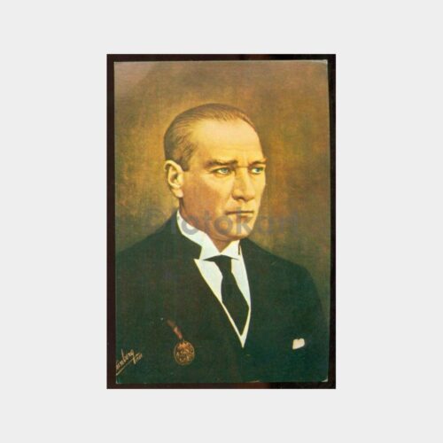 1980 Madalyalı Atatürk - Çizim Kartpostal
