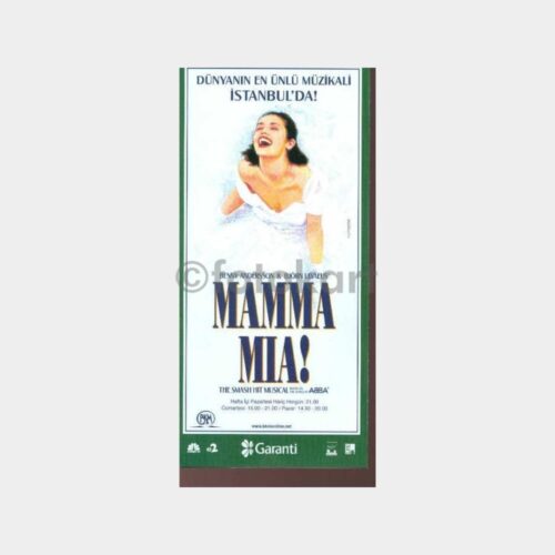 2008 Mamma Mia Müzik Gösterisi Oyun Broşürü