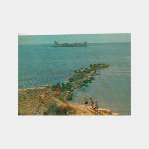 1975 Mersin Kızkalesi Görünüş Kartpostal