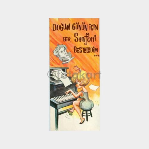 1970 Mizahi Tebrik Kartı