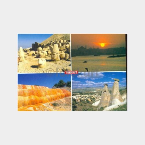 1990 Türkiye Muhtelif Görünüşler Kartpostal