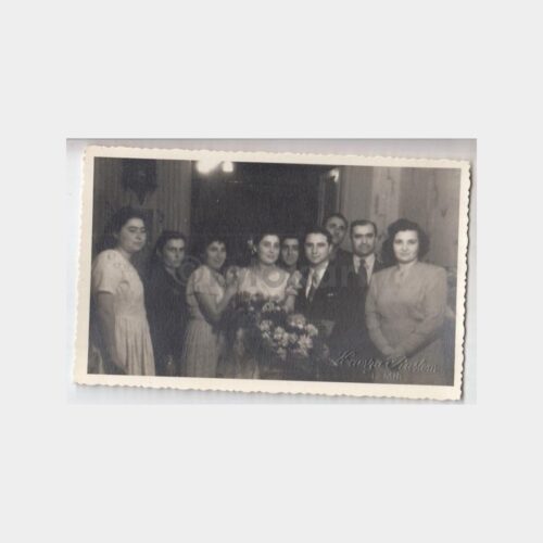 1940 İzmir Hamza Rüstem Stüdyo Nişan Töreni Fotoğraf