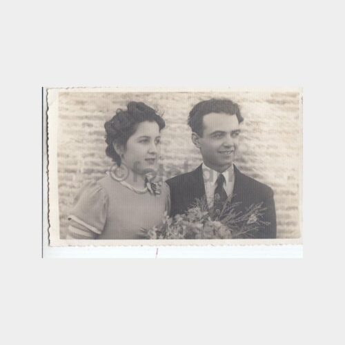 1940 Nişanlı Çift Görünüş Fotoğraf