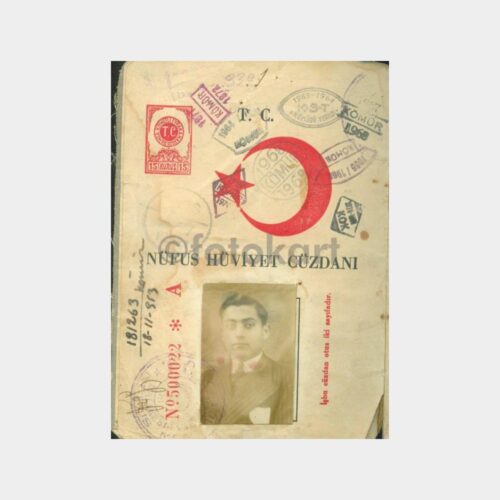 1934 Balya - Nüfüs Cüzdanı (Çok Sayıda Damgalı) - Görsel 3