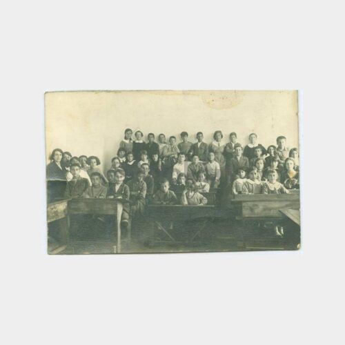 1928 Okul Sınıf Öğrenciler Grup Fotoğraf