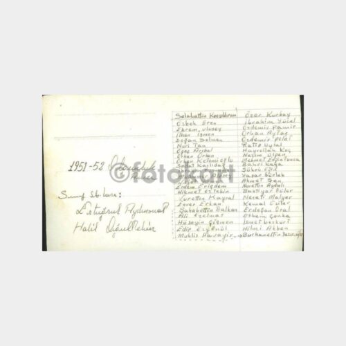 1952 Askeri Okul Olgunluk Anısı Fotoğraflar - Görsel 6