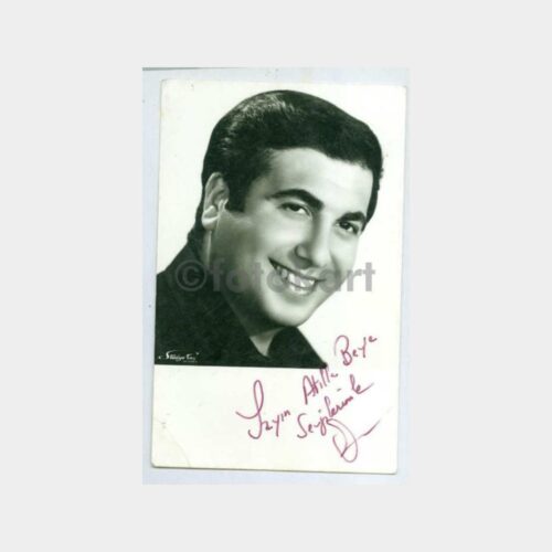 1970 Türk Sanat Müziği - Sanatçı Orhan Şener Kart (İmzalı)