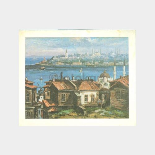 İbrahim Safi - Sarayburnu Görünüş Tablo Tebrik Kartı