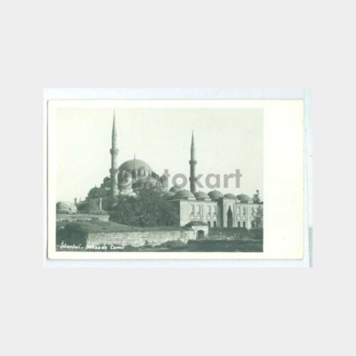1940 İstanbul Fatih Şehzade Camii Görünüş Kartpostal