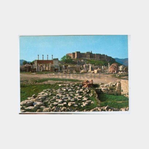 1970 Selçuk İçkale Görünüş Kartpostal