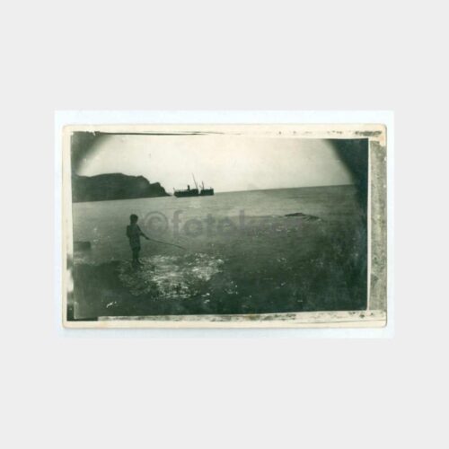 1930 Sahil Kenarı Şilep Görünüşü Fotoğraf