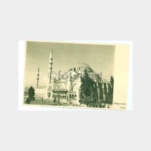 1958 Süleymaniye Camii Görünüş Kartpostal
