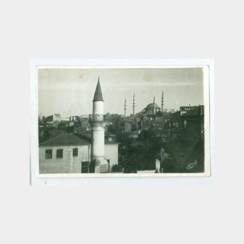 1940 İstanbul Süleymaniye Görünüş Kartpostal